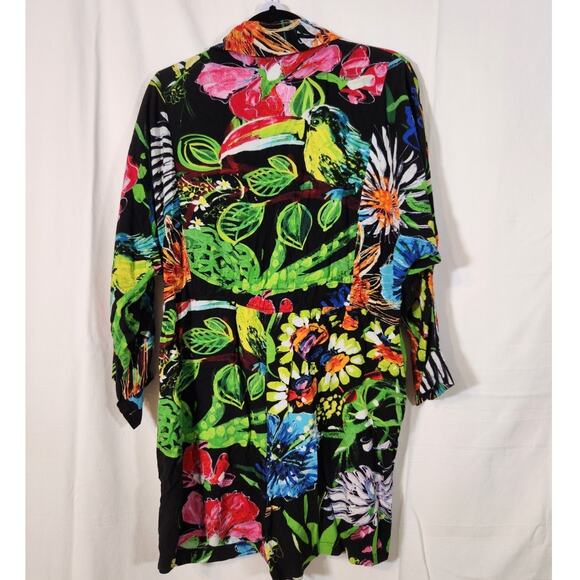 Contemporary Store Small/Medium Boutique Tropical Jungle Colorful Shorts Romper - Picture 7 of 9